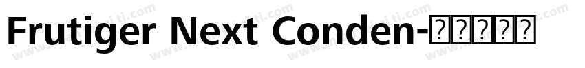 Frutiger Next Conden字体转换
